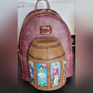 Loungefly Haunted Mansion Stretching Room Portraits Mini Backpack